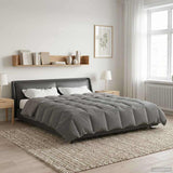 Duvet Estivo Trapuntato Grigio chiaro 200 x 200 cm Microfibra