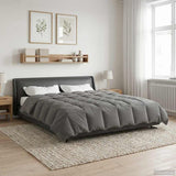 Duvet Estivo Trapuntato Grigio chiaro 240 x 260 cm Microfibra