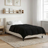 Duvet Estivo Trapuntato Nero 135 x 200 cm Microfibra