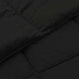 Duvet Estivo Trapuntato Nero 155 x 200 cm Microfibra
