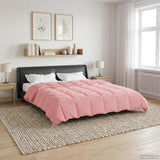 Duvet Estivo Trapuntato Rosa 200 x 200 cm Microfibra