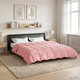 Duvet Estivo Trapuntato Rosa 200 x 220 cm Microfibra