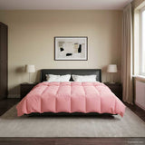 Duvet Estivo Trapuntato Rosa 220 x 260 cm Microfibra