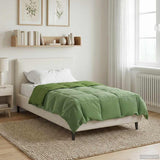 Duvet Estivo Trapuntato Verde 155 x 220 cm Microfibra