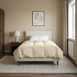 Duvet Estivo Trapuntato Crema 135 x 200 cm Microfibra