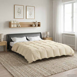 Duvet Estivo Trapuntato Crema 200 x 240 cm Microfibra