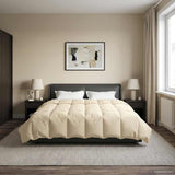Duvet Estivo Trapuntato Crema 220 x 260 cm Microfibra