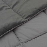 Piumone Completo Annuale Grigio chiaro 240 x 260 cm Microfibra