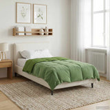 Piumone Completo Annuale Verde 135 x 220 cm Microfibra