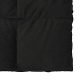 Duvet Invernale Trapuntato Nero 135 x 220 cm Microfibra