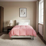 Duvet Invernale Trapuntato Rosa 135 x 200 cm Microfibra