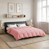 Duvet Invernale Trapuntato Rosa 200 x 240 cm Microfibra