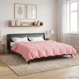 Duvet Invernale Trapuntato Rosa 200 x 220 cm Microfibra