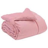 Duvet Invernale Trapuntato Rosa 200 x 220 cm Microfibra