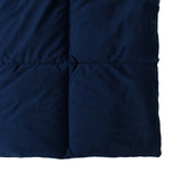 Duvet Invernale Trapuntato Blu Scuro 240 x 260 cm Microfibra