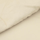 Duvet Invernale Trapuntato Crema 135 x 220 cm Microfibra