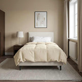 Duvet Invernale Trapuntato Crema 155 x 220 cm Microfibra