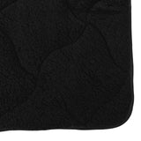 Duvet Estivo Nero 140 x 200 cm Microfibra e Fleece Teddy