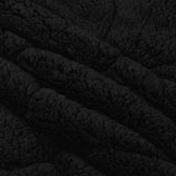 Duvet Estivo Nero 240 x 260 cm Microfibra e Fleece Teddy