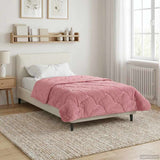 Duvet Estivo Rosa 140 x 220 cm Microfibra e Fleece Teddy