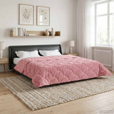 Duvet Estivo Rosa 220 x 260 cm Microfibra e Fleece Teddy