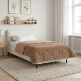 Duvet Estivo Talpa 135 x 220 cm Microfibra e Fleece Teddy