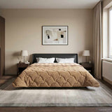 Duvet Estivo Talpa 200 x 220 cm Microfibra e Fleece Teddy