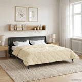 Duvet Estivo Crema 200 x 220 cm Microfibra e Fleece Teddy