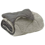 Duvet Invernale Trapuntato Grigio chiaro 140 x 220 cm