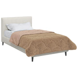 Duvet Invernale Talpa 155 x 200 cm Microfibra e Fleece Teddy