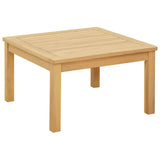 Tavolino da salotto Acacia chiaro 60 x 60 x 36 cm