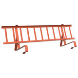 Guardia per neve sul tetto Rosso 300 x 29,5 x 34,5 cm Acciaio