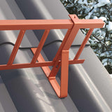 Guardia per neve sul tetto Rosso 800 x 29,5 x 34,5 cm Acciaio