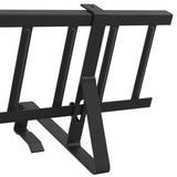Guardia per neve sul tetto Nero 100 x 29,5 x 34,5 cm Acciaio