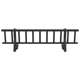 Guardia per neve sul tetto Nero 100 x 29,5 x 34,5 cm Acciaio