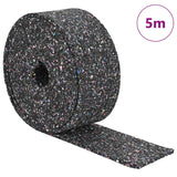 Rotolo di Granulato in Gomma Nero 500 x 5 x 0,6 cm Gomma