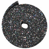 Rotolo di Granulato in Gomma Nero 1000 x 5 x 1 cm Gomma