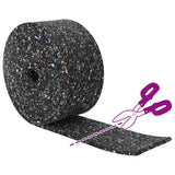 Rotolo di Granulato in Gomma Nero 1000 x 12 x 0,6 cm Gomma