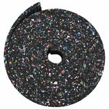 Rotolo di Granulato in Gomma Nero 1000 x 12 x 0,6 cm Gomma