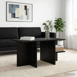 Tavolino da salotto Rovere Nero 87 x 50 x 45 cm