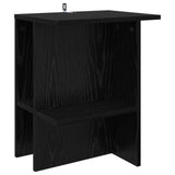 Tavolino da salotto Rovere Nero 40 x 30 x 49 cm