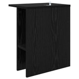 Tavolino da salotto Rovere Nero 40 x 30 x 49 cm