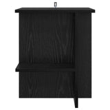 Tavolino da salotto Rovere Nero 40 x 30 x 49 cm