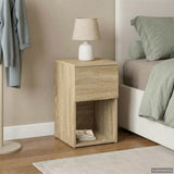 Armadietto per letto Rovere Sonoma 29 x 31,5 x 49 cm