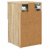 Armadietto per letto Rovere Sonoma 29 x 31,5 x 49 cm