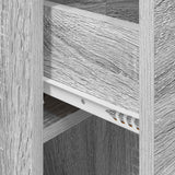 Armadietto per letto Grigio Sonoma 29 x 31,5 x 49 cm