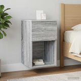 Armadietto per letto Grigio Sonoma 29 x 31,5 x 49 cm