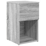Armadietto per letto Grigio Sonoma 29 x 31,5 x 49 cm