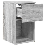 Armadietto per letto Grigio Sonoma 29 x 31,5 x 49 cm