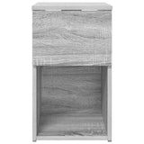 Armadietto per letto Grigio Sonoma 29 x 31,5 x 49 cm